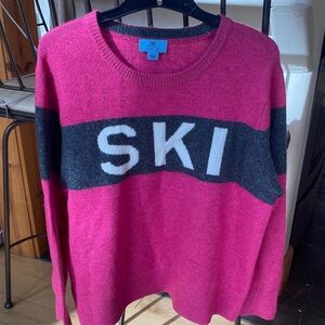 C.C Pink and Black SKI Sweater